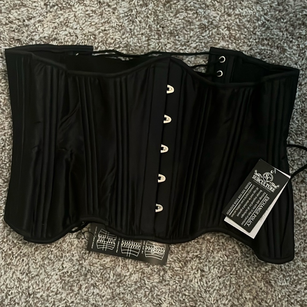 Subculture Corset 28” NWT** Leather body harness *NWT